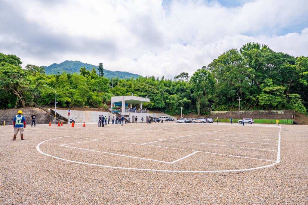 ▲復興區介壽國中停車場整建工程。