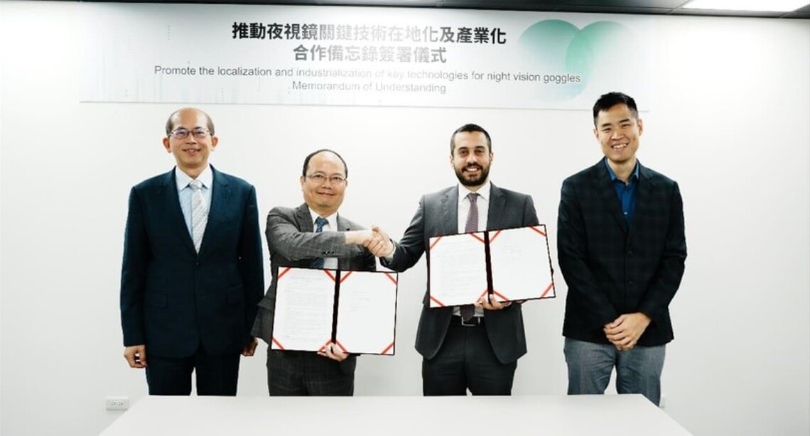 金屬中心攜手希臘Theon Sensors 推動夜視鏡關鍵技術產業在地化