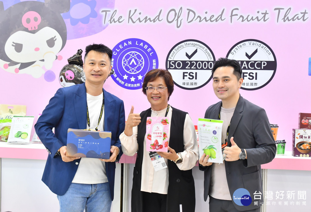 王惠美現身台北國際食品展,力推彰化優質產品。圖/彰化縣政府提供