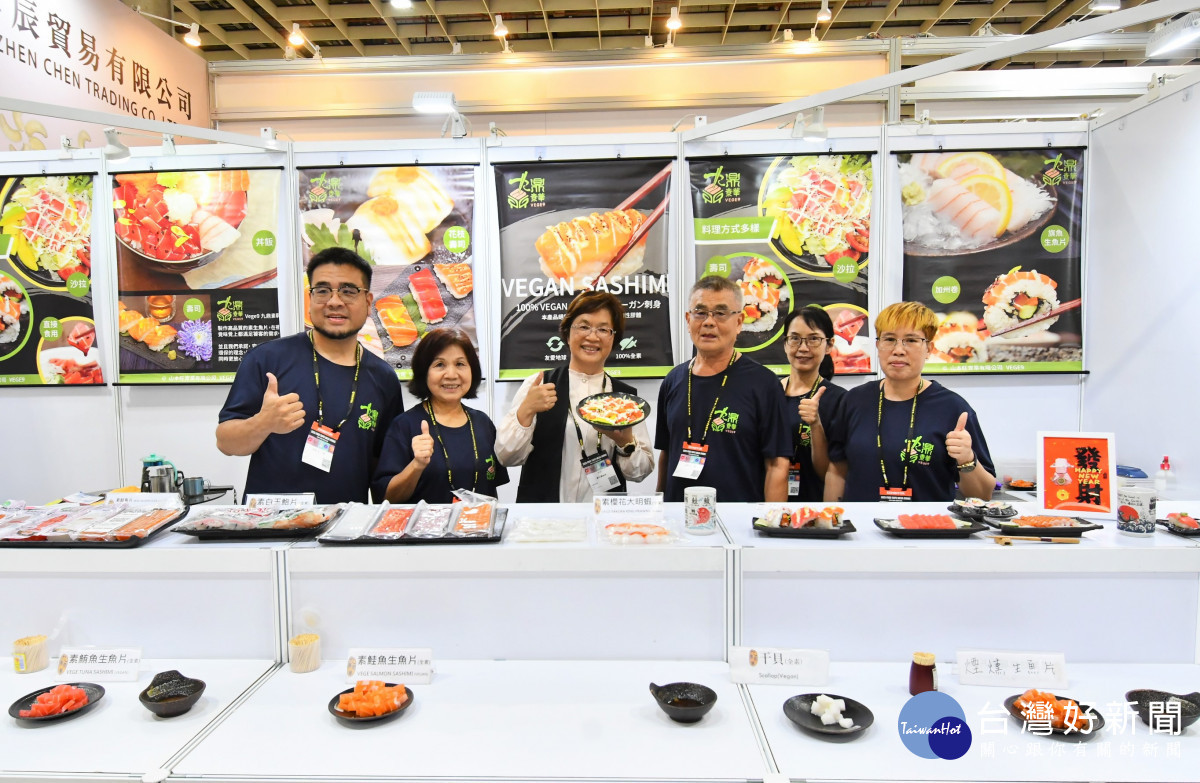王惠美現身台北國際食品展,力推彰化優質產品。圖/彰化縣政府提供