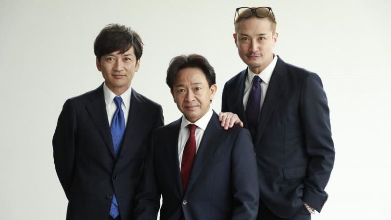 TOKIO成員國分太一(左起)、城島茂、松岡昌宏,如今宣布解散。(圖/翻攝自X)