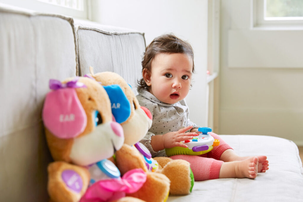 奇哥攜手國際知名玩具品牌Fisher-Price,為0~8歲嬰幼兒提供益智玩具,陪伴孩子快樂成長。(圖/奇哥提供)