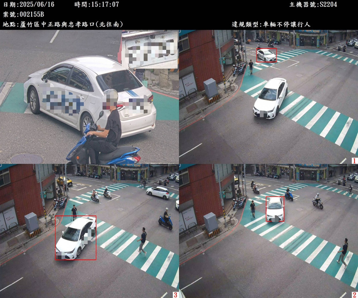 蘆警暑期交通大執法,加強防制行人事故發生。