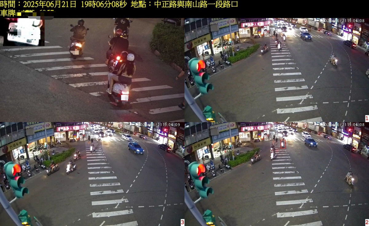 蘆警暑期交通大執法,加強防制行人事故發生。