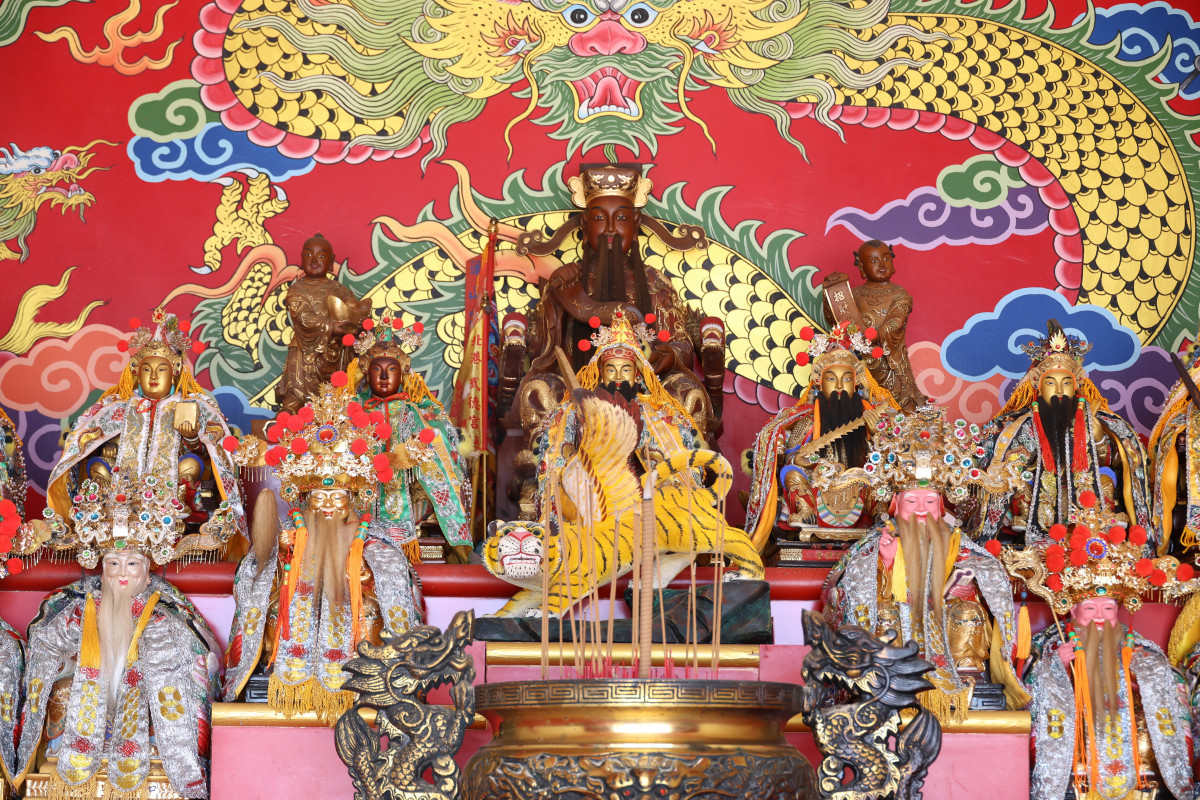 五路財神與土地公們
