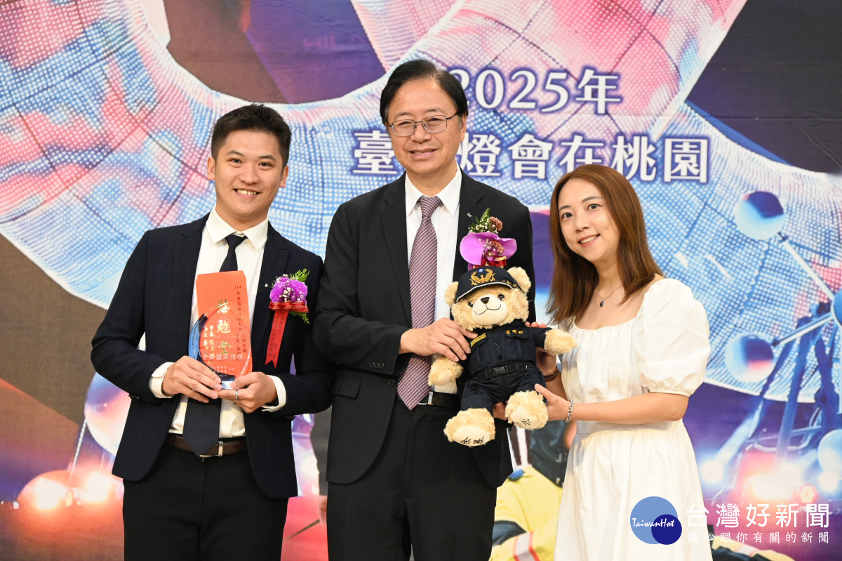 中壢分局警員吳明軒榮獲114年第18屆全國鑑識楷模。