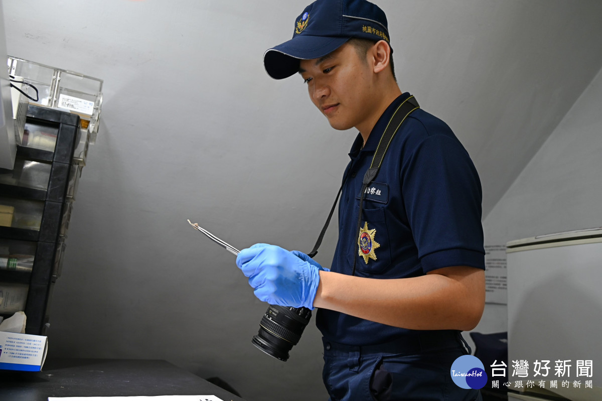 中壢分局警員吳明軒榮獲114年第18屆全國鑑識楷模。