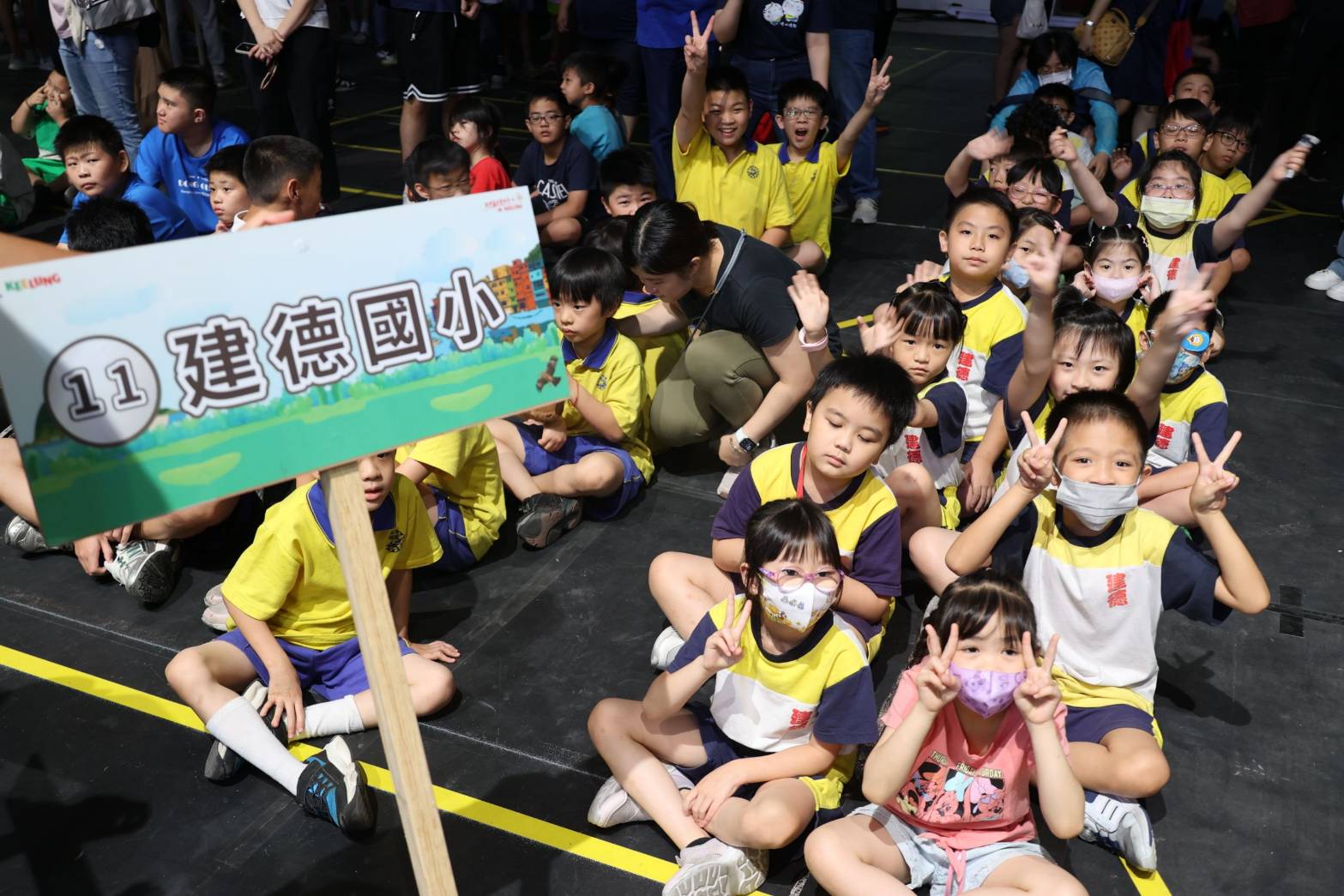 各校來參加第三屆「Unified Love」適應體育運動會的同學,都很開心地參與。