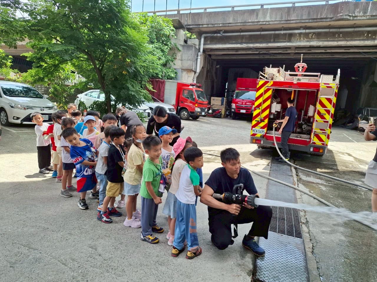 南榮幼兒園參與防災體驗 仁愛消防寓教於樂傳安全觀念