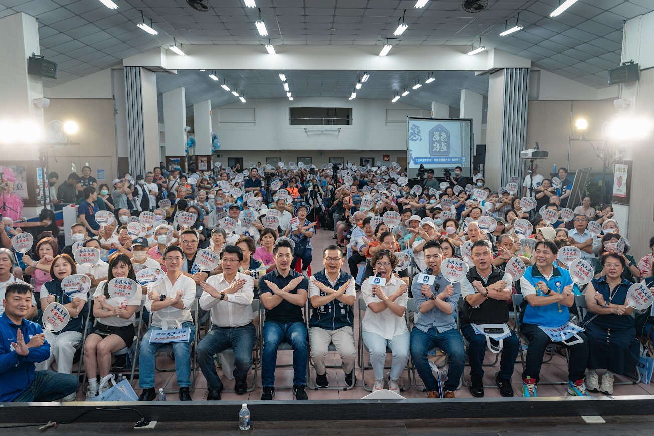 羅智強反罷免大會千人湧現!蔣萬安、謝龍介力挺