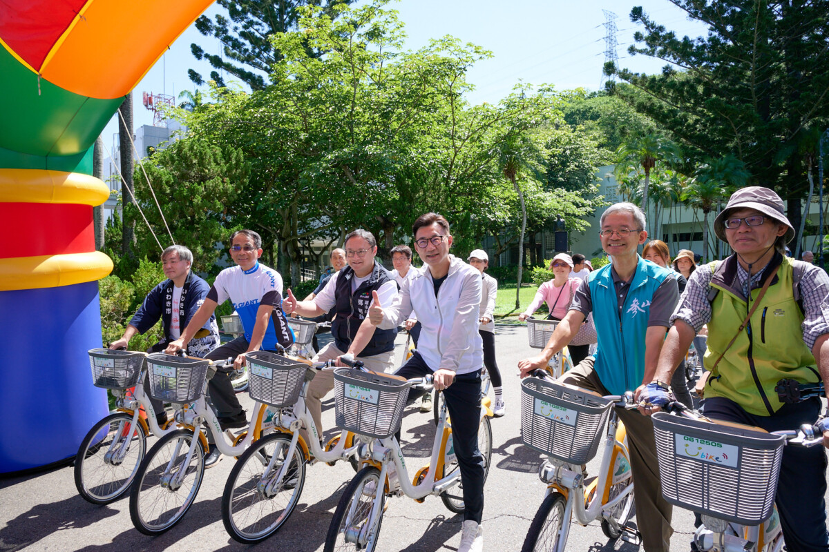 ▲今(28)日舉辦「霧峰YouBike低碳輕旅」啟動儀式合照。