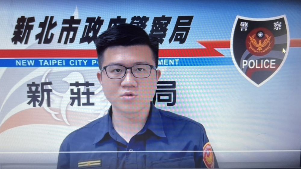 眼尖認出車手 新莊警休假不失敏銳度通報逮人 1 《圖說》頭前派出所所長王昱翔說明案由。〈新莊分局提供〉
