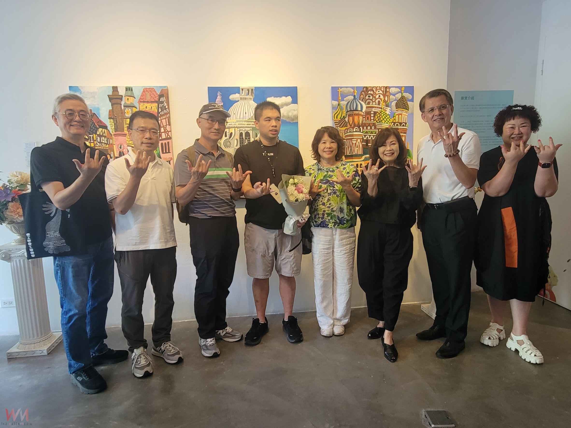 感受日常柔和探索色彩元素　呂淯銨個展「日常‧旁白」光之藝廊登場