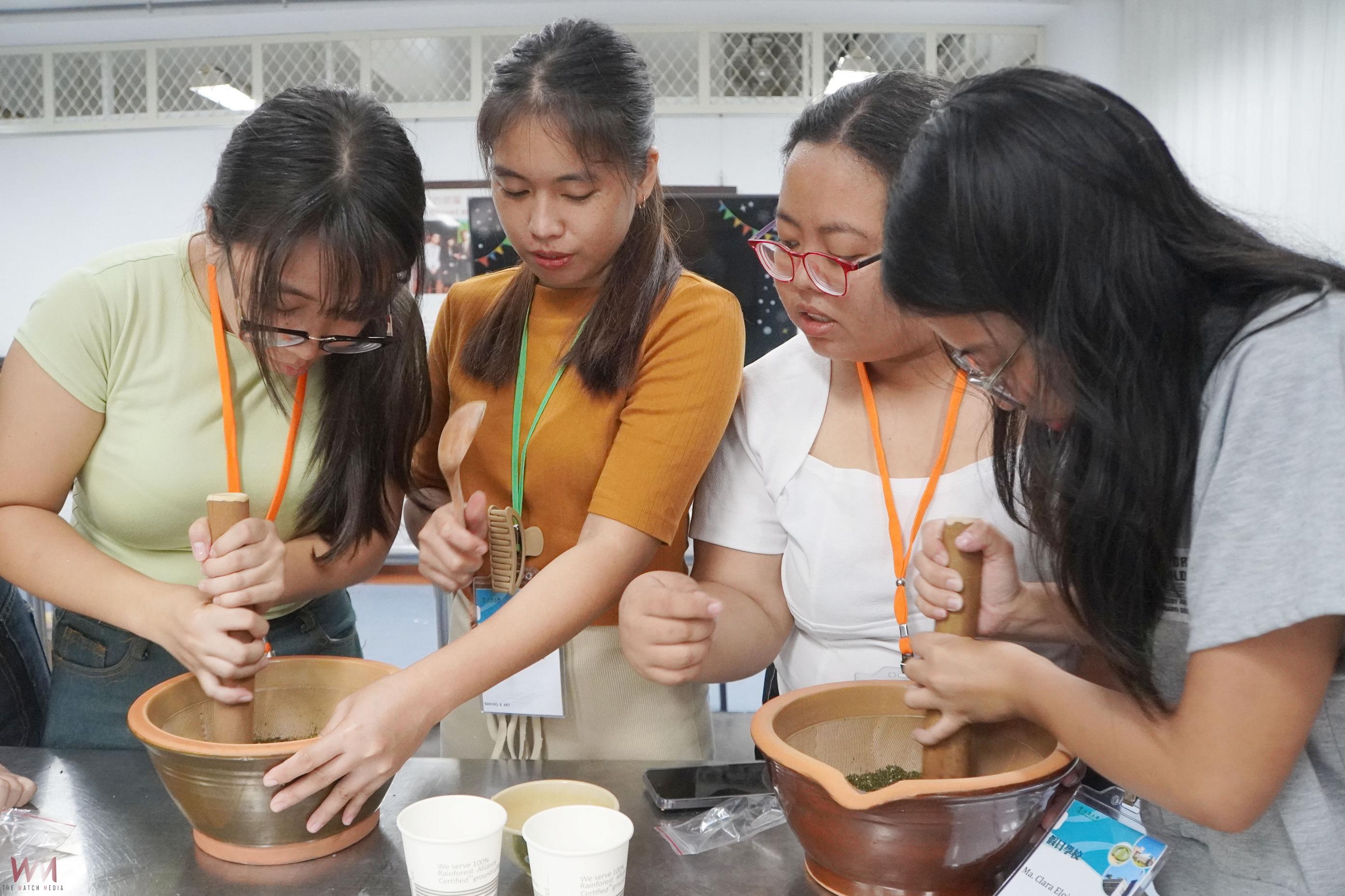 菲律賓遊學大葉大學 DIY麻糬、擂茶 深度體驗台灣飲食文化 - https://www.watchmedia01.com