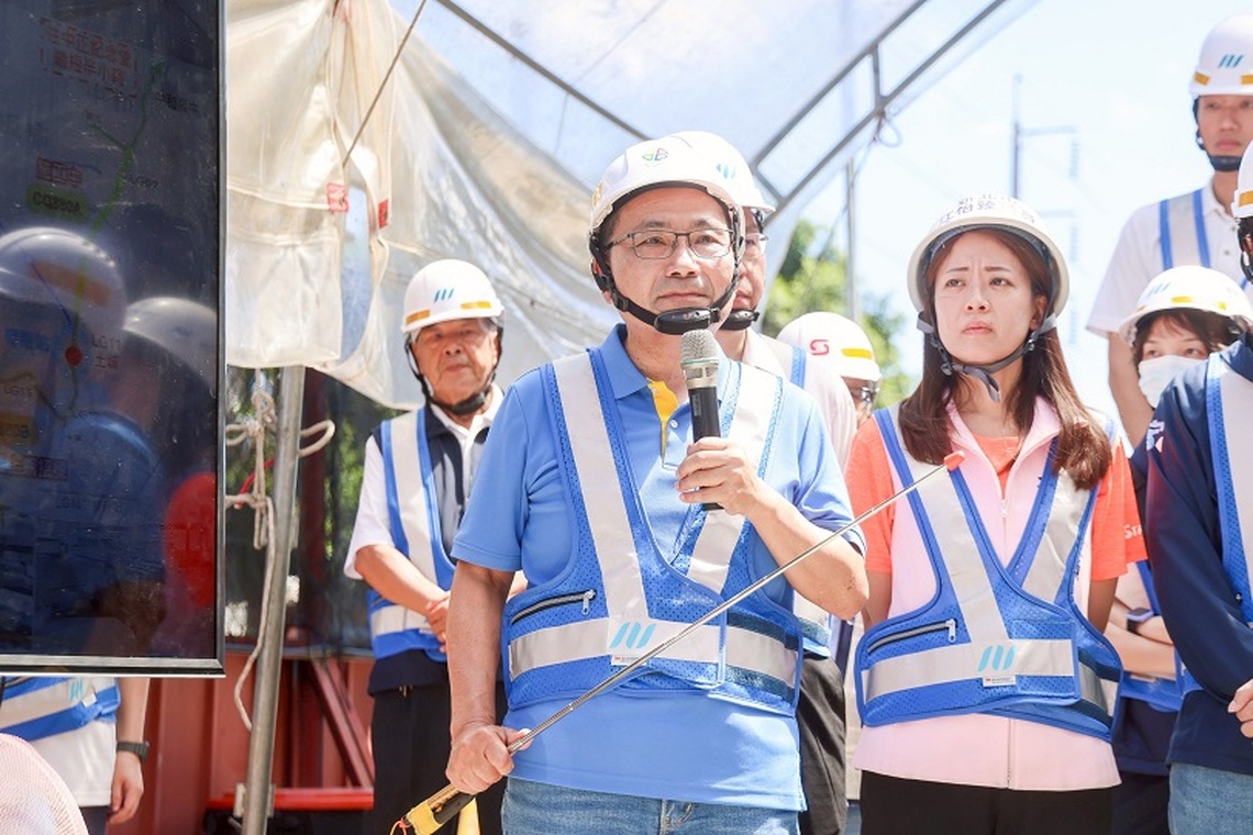 視察捷運土城樹林線工程 侯友宜籲中央盡速核定財務修正計畫
