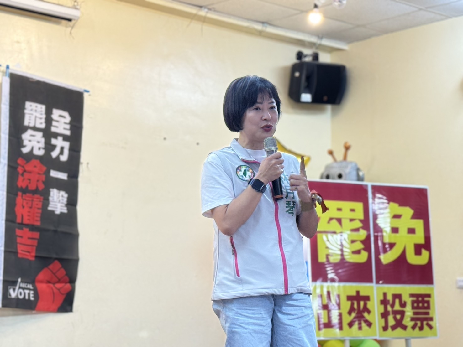 桃園第二選區罷免案邁入第三階段 林月琴籲用選票守護民主 S 103464992