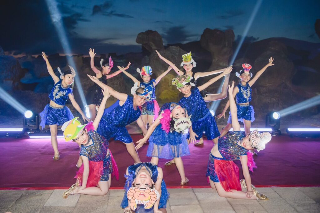 金美國小開場表演。(圖/北觀處提供)