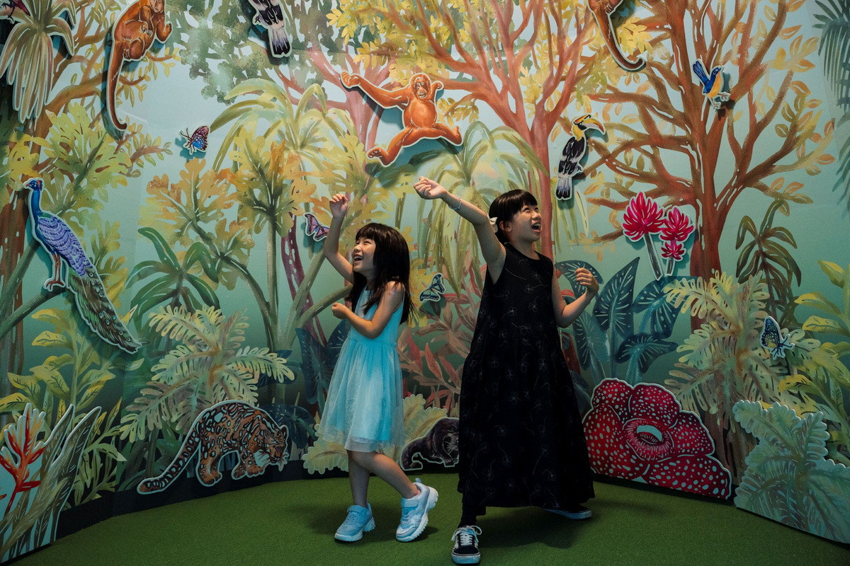 桃市兒美館「在藝術中遇見大自然」展覽開幕。<br /><br />