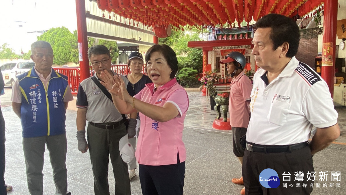 立委楊瓊瓔要求3天內完成西汴幹線社皮分線明溝、暗溝疏浚。