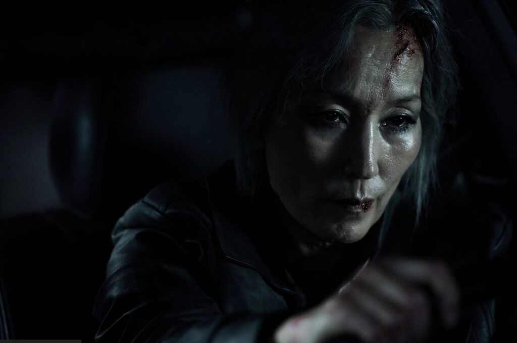 暑假必看強檔《聖母殺手》一刀未剪 挑戰韓國限制級動作新巔峰 23 媲美韓國 Tilda Swinton 的李慧英,在《聖母殺手》挑戰動作戲(鴻聯國際提供)