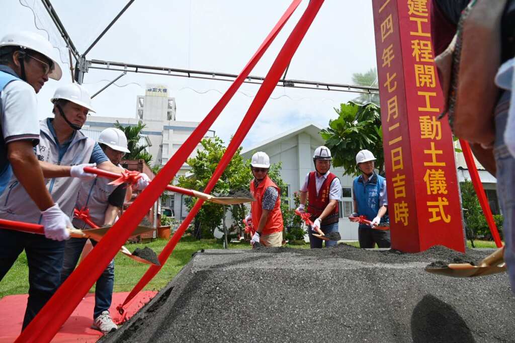▲布頌部落集會所工程動土。