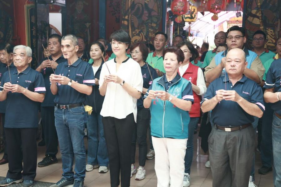 南投竹山靈德廟城隍宗教文化節 許淑華縣長前往敬拜祝壽