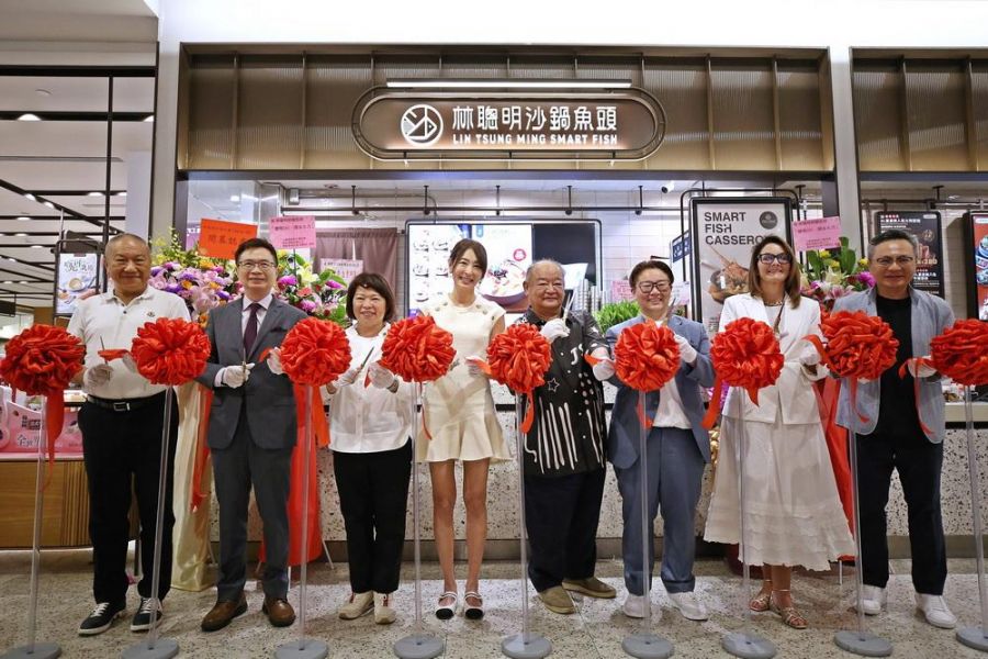 林聰明沙鍋魚頭台北101店開幕 黃敏惠市長祝福門庭若市