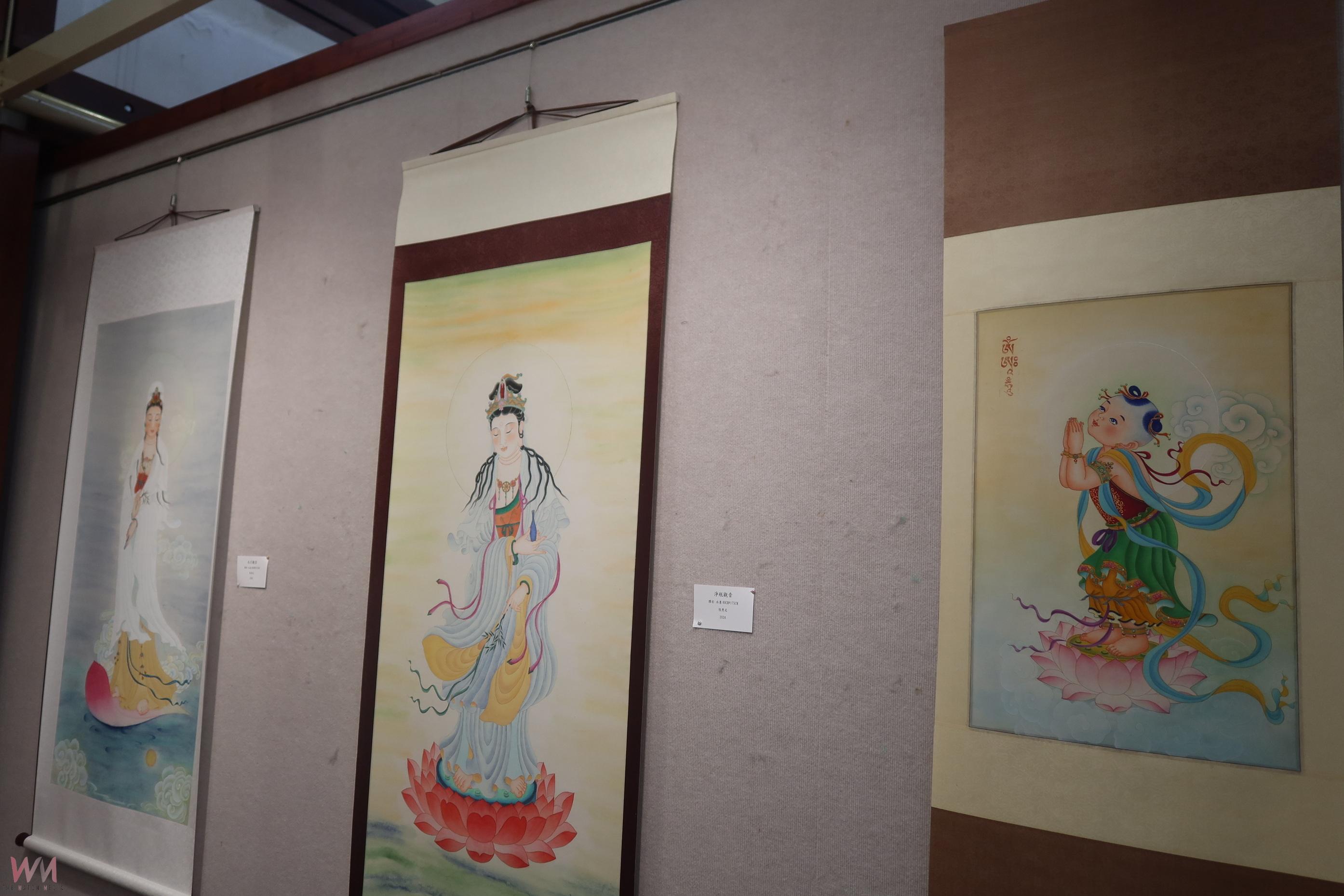 (有影片)/ 墨韻禪心 彰化法喜畫會展出90幅工筆佛畫 展期至7/13 - https://www.watchmedia01.com