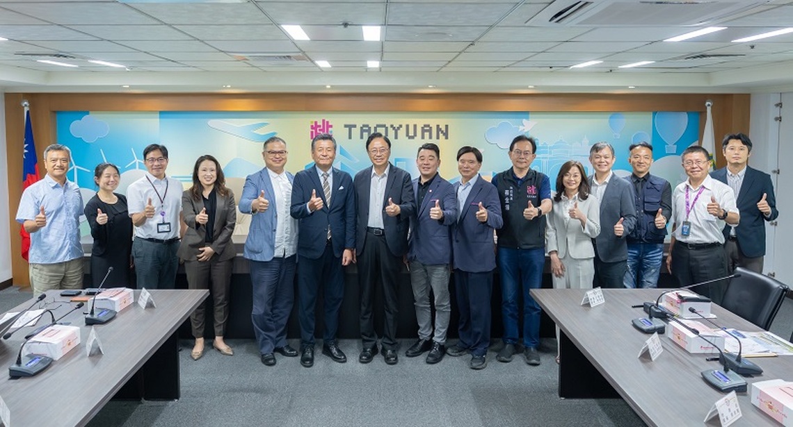 張善政接待株式會社日本設計 深化台日城市軌道開發交流