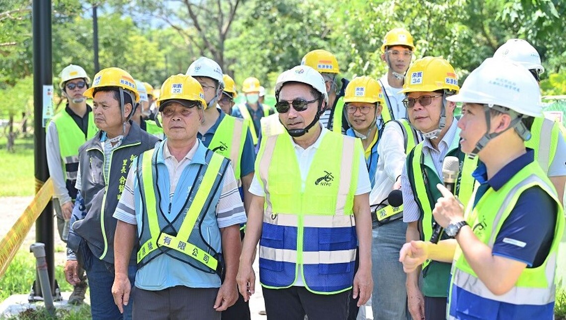 視察溪洲公園工程進度 侯友宜:環狀串連新店遊憩場域