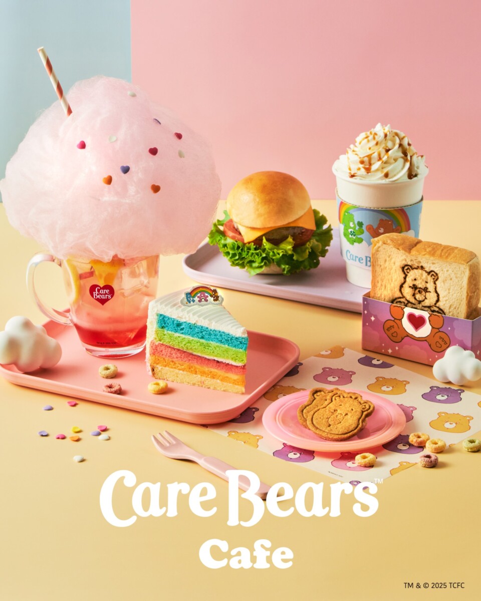 ▲CACO cafe正式進駐高雄夢時代購物中心，打造期間限定Care Bears™主題複合式咖啡廳，空間以Care Bears™經典色彩與角色為靈感，設計多個夢幻場景。（圖/高雄夢時代提供）