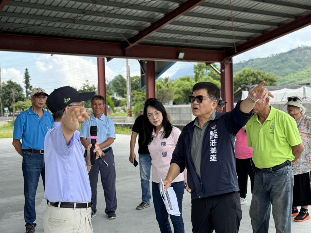 莊瑞雄、陳瑩現勘利吉惡地公園　力促設置槌球場獲同意 229