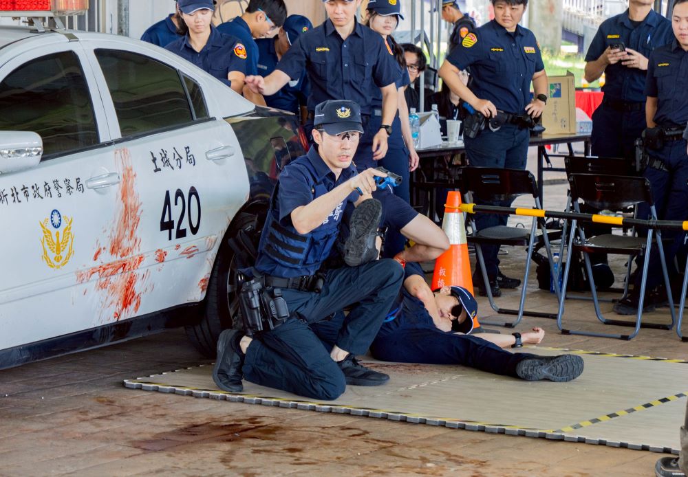 實戰能力再升級   新北警首創組合警力情境模擬挑戰賽