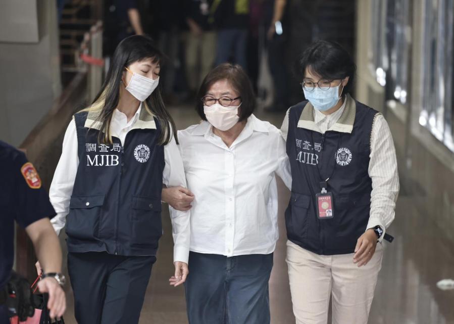 國民黨台北市黨部主委黃呂錦茹。林啟弘攝