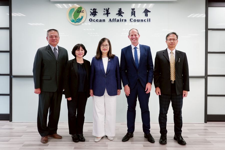 歐洲經貿辦拜會海委會　管碧玲：深化臺歐合作共創海洋安全