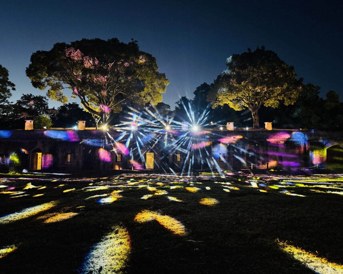 圖/淡水古蹟博物館20週年館慶「滬尾之光」光影展演震撼登場。(淡水古蹟博物館提供)