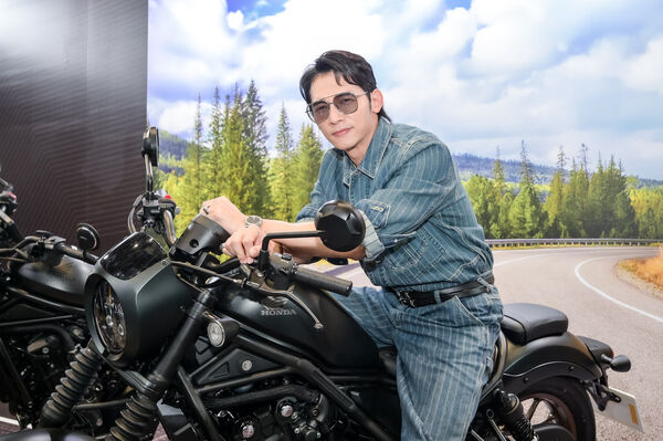 ▲温昇豪出席重機品牌活動。(圖/Honda Taiwan 提供)