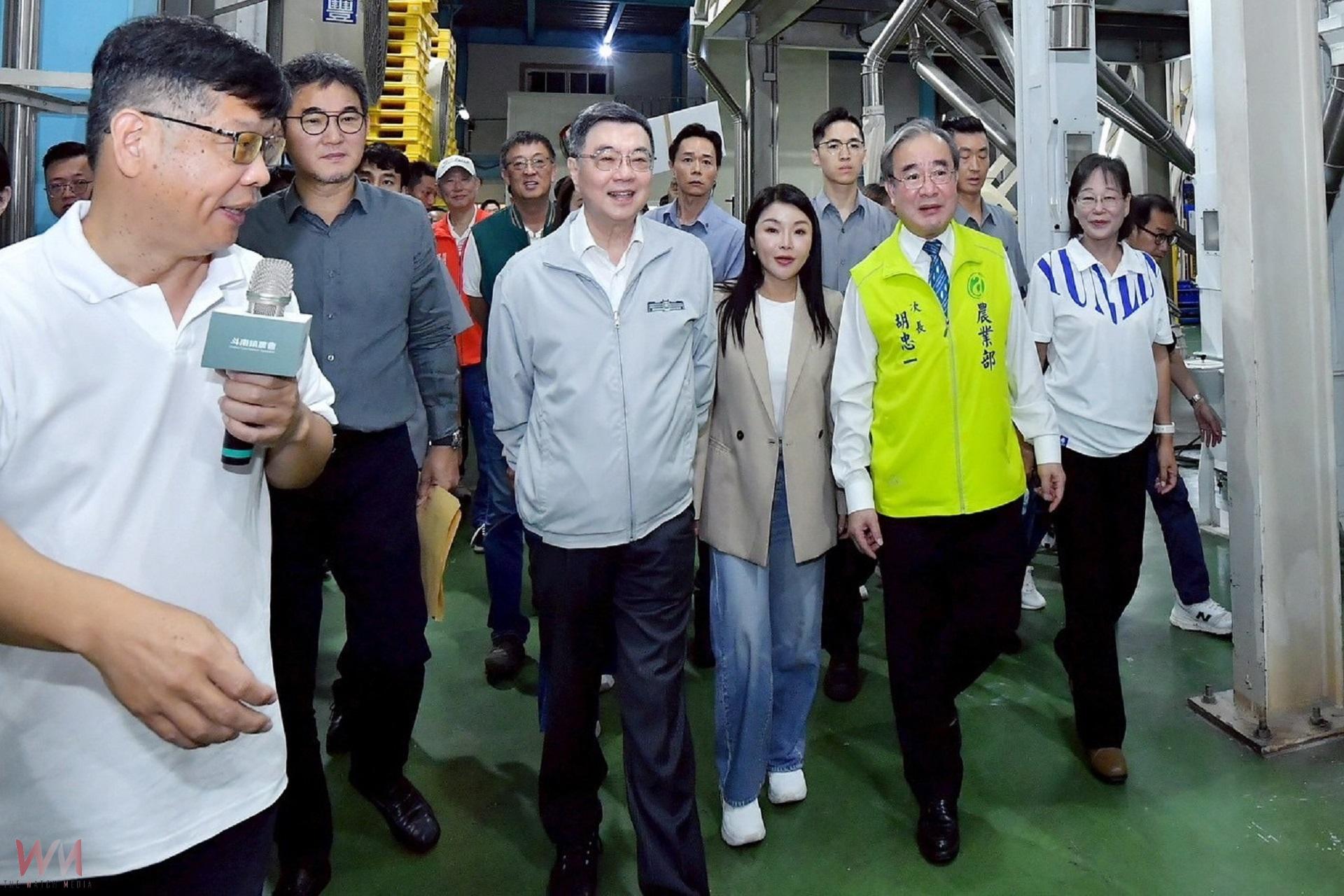 卓榮泰視察雲林公糧儲備 轉往視察大埤延潭大排整治 - https://www.watchmedia01.com