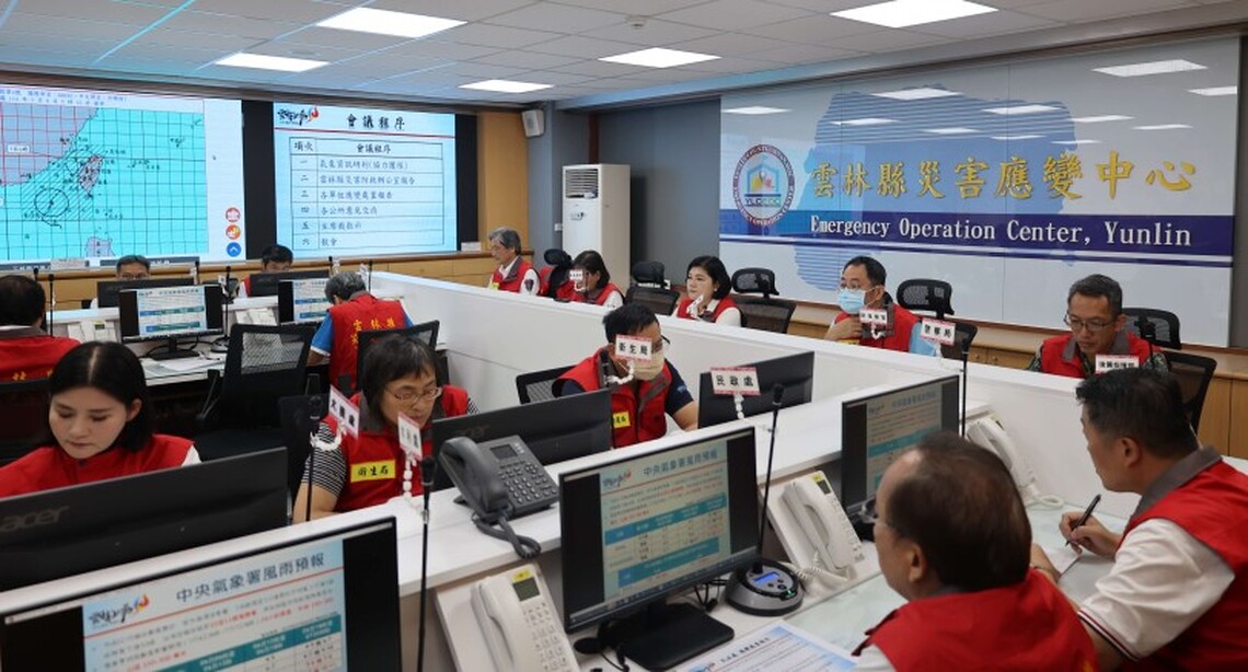 丹娜絲颱風來襲 雲林今晚停班停課 張麗善籲請民眾避免外出確保安全