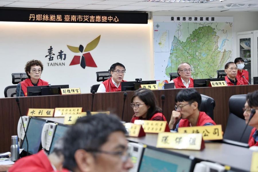 因應丹娜絲颱風來襲 黃偉哲:已預防性撤離9人