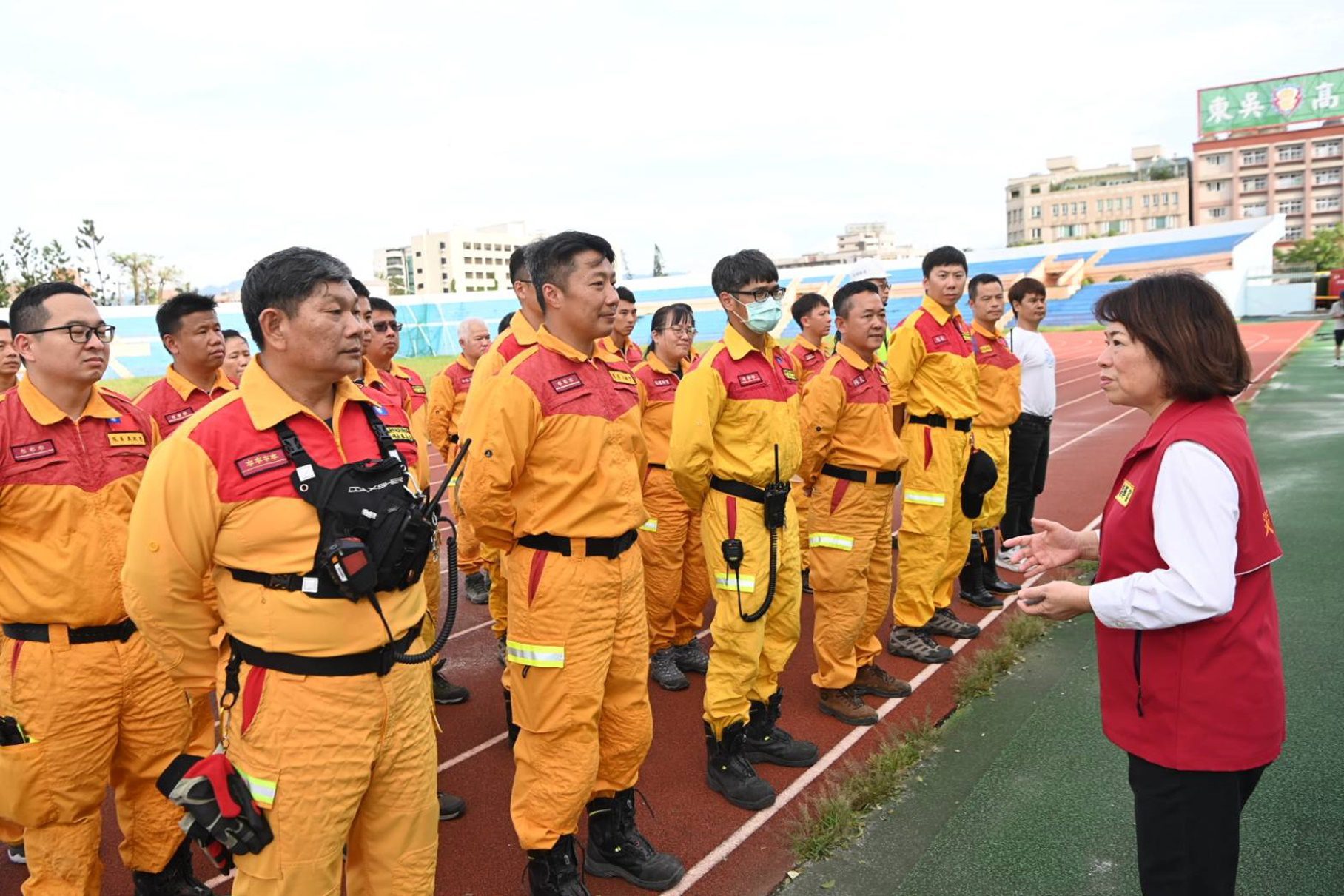 丹娜絲肆虐嘉義 黃敏惠感謝全台各縣市馳援協助復原