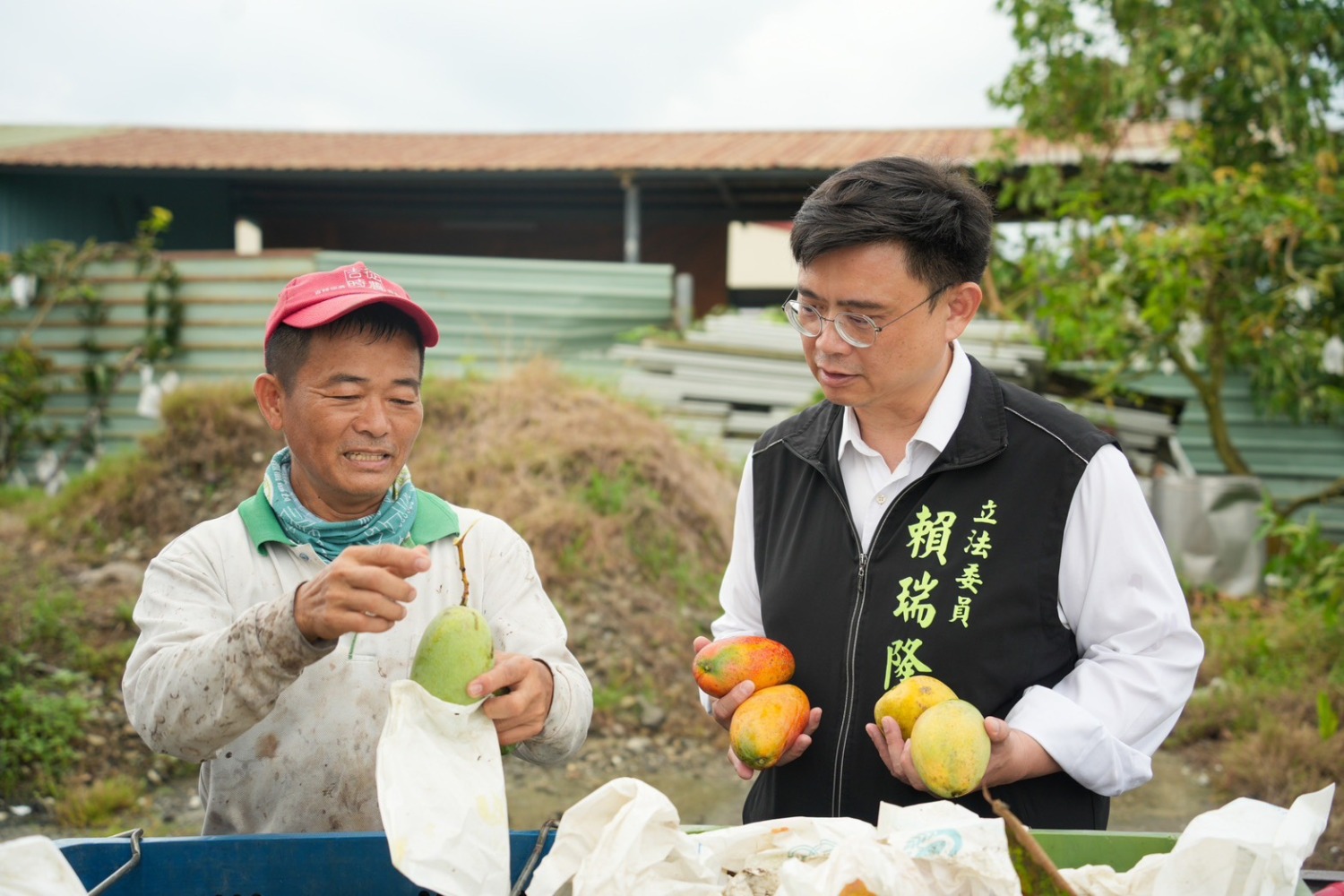 丹娜絲颱風造成高雄農損 賴瑞隆協助高雄農民爭取農業部天然災害救助