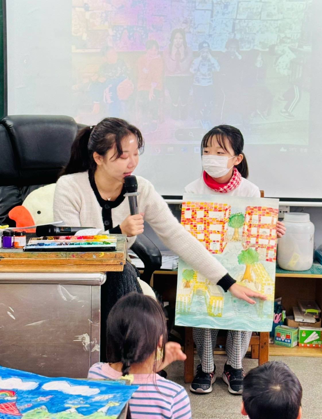 東信國小美感教學有成兒童畫展勇奪全國特優殊榮 4 1 8