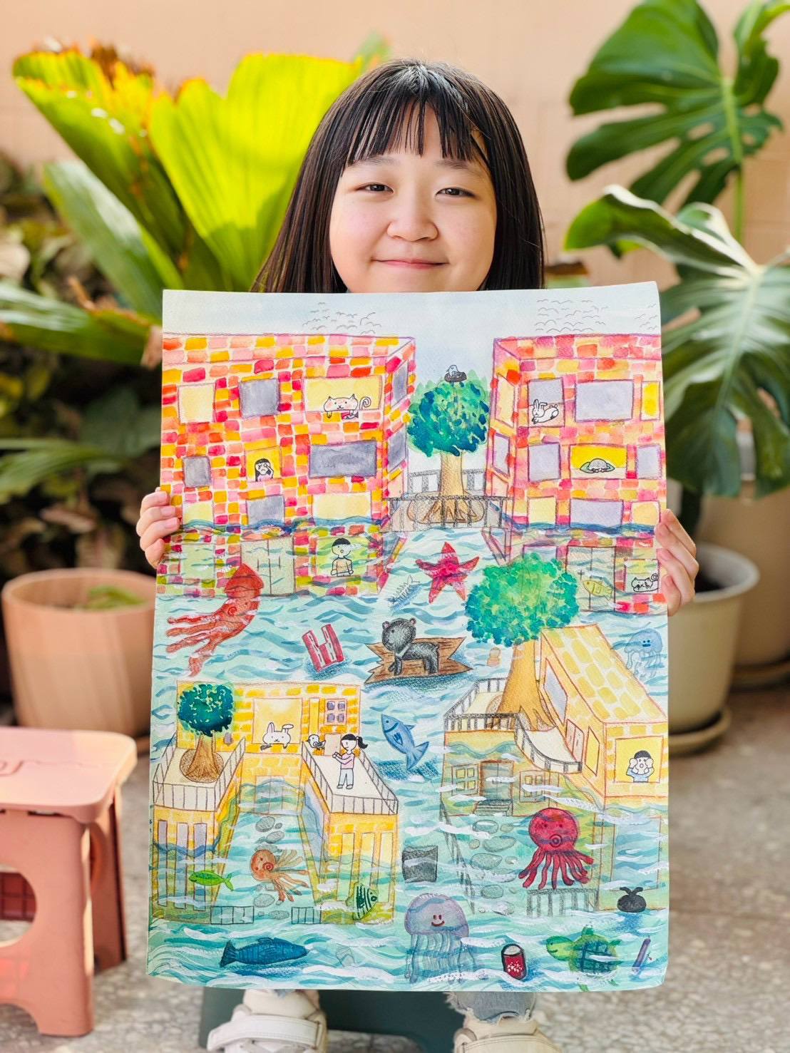 東信國小美感教學有成兒童畫展勇奪全國特優殊榮 5 516717169 701322006009412 6730192578478855354 n