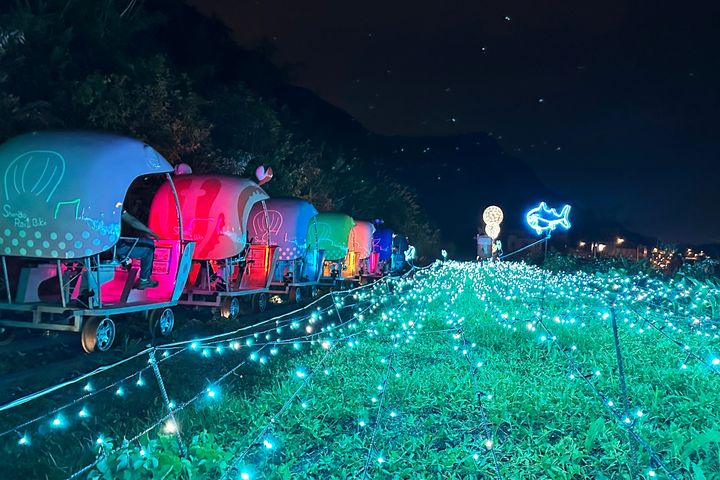 深澳鐵道自行車燦爛夏夜山海騎~「鯨」艷登場!浪漫「騎」蹟啟程
