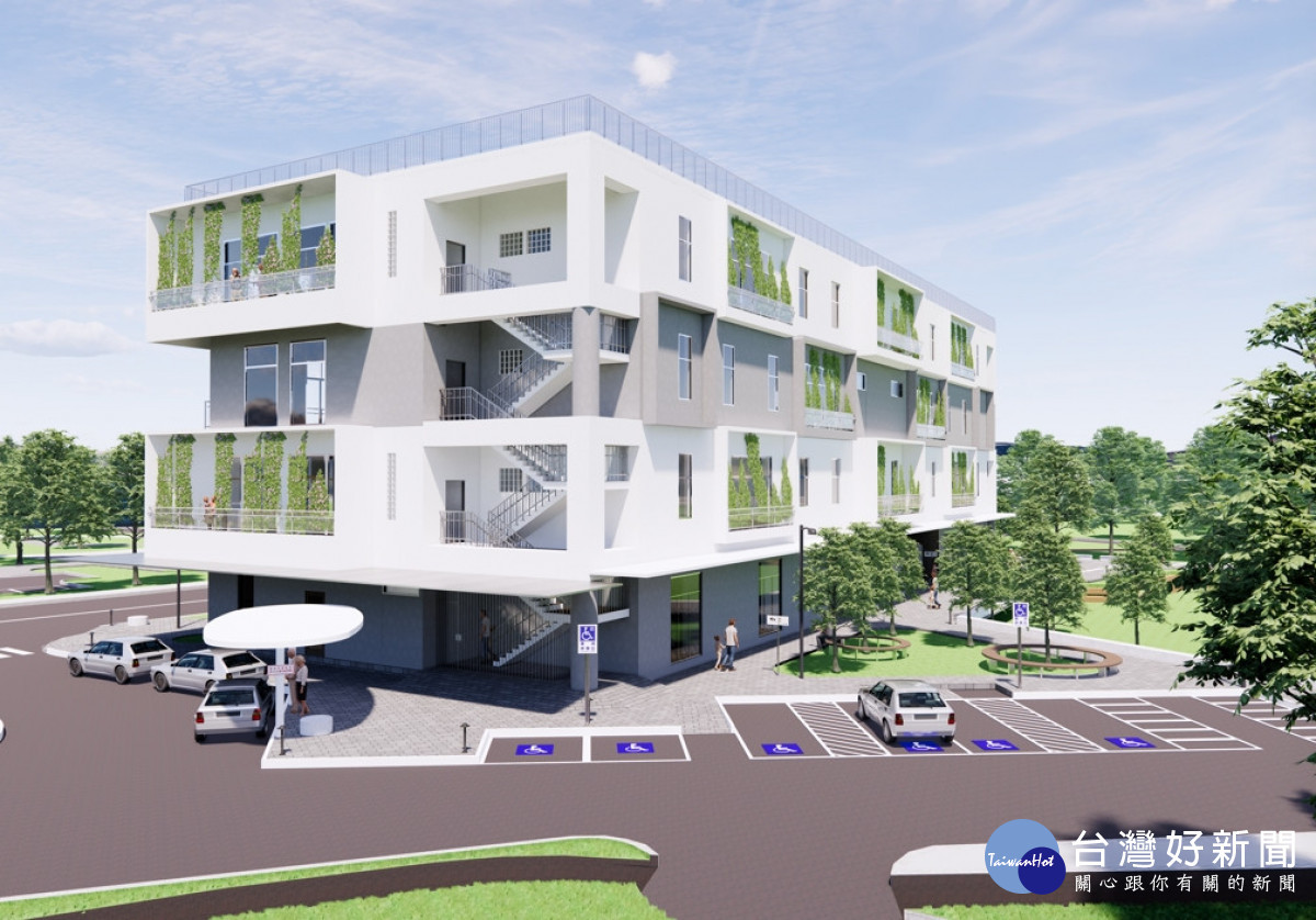 溪湖鎮長照衛福大樓新建工程動土,未來提供0到100歲的全齡照顧服務。圖/彰化縣政府提供