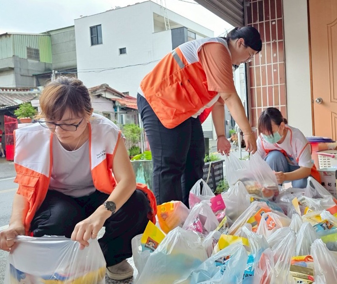 中颱丹娜絲重創嘉義 台灣世界展望會第一時間啟動救援 陪受災兒童及家戶度過困境