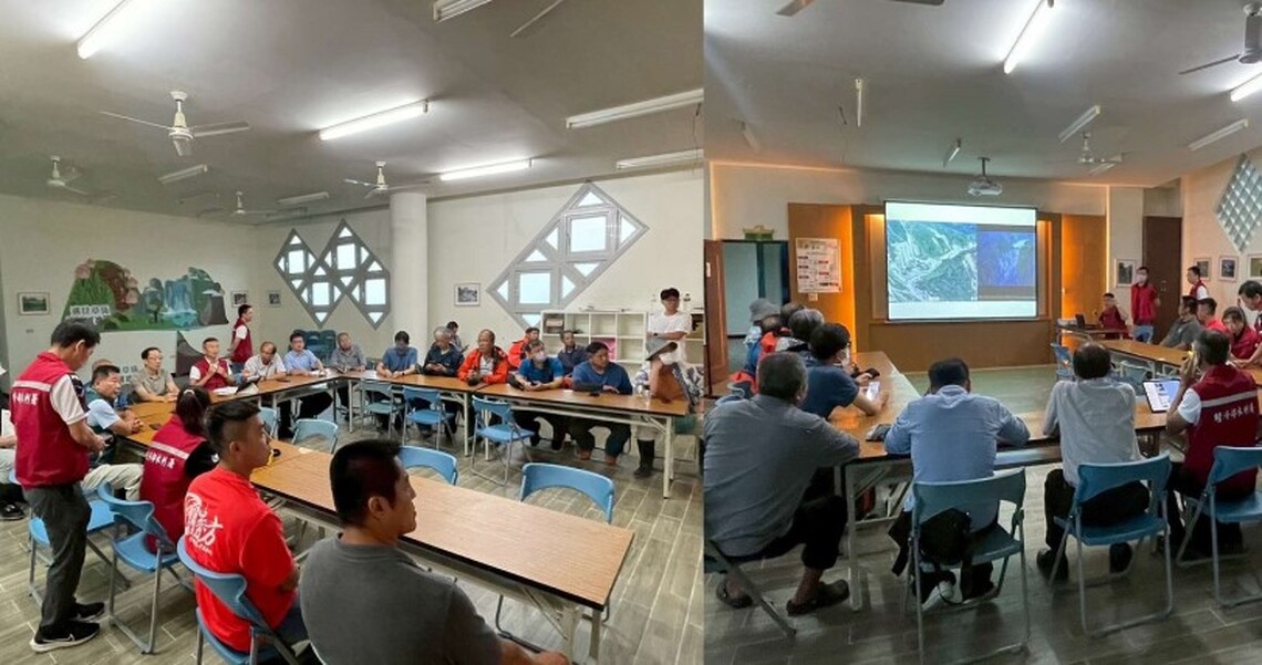 丹娜絲颱風豪雨釀堰塞湖 雲縣府提醒下游民眾注意河水變化 若有異常請立即撤離