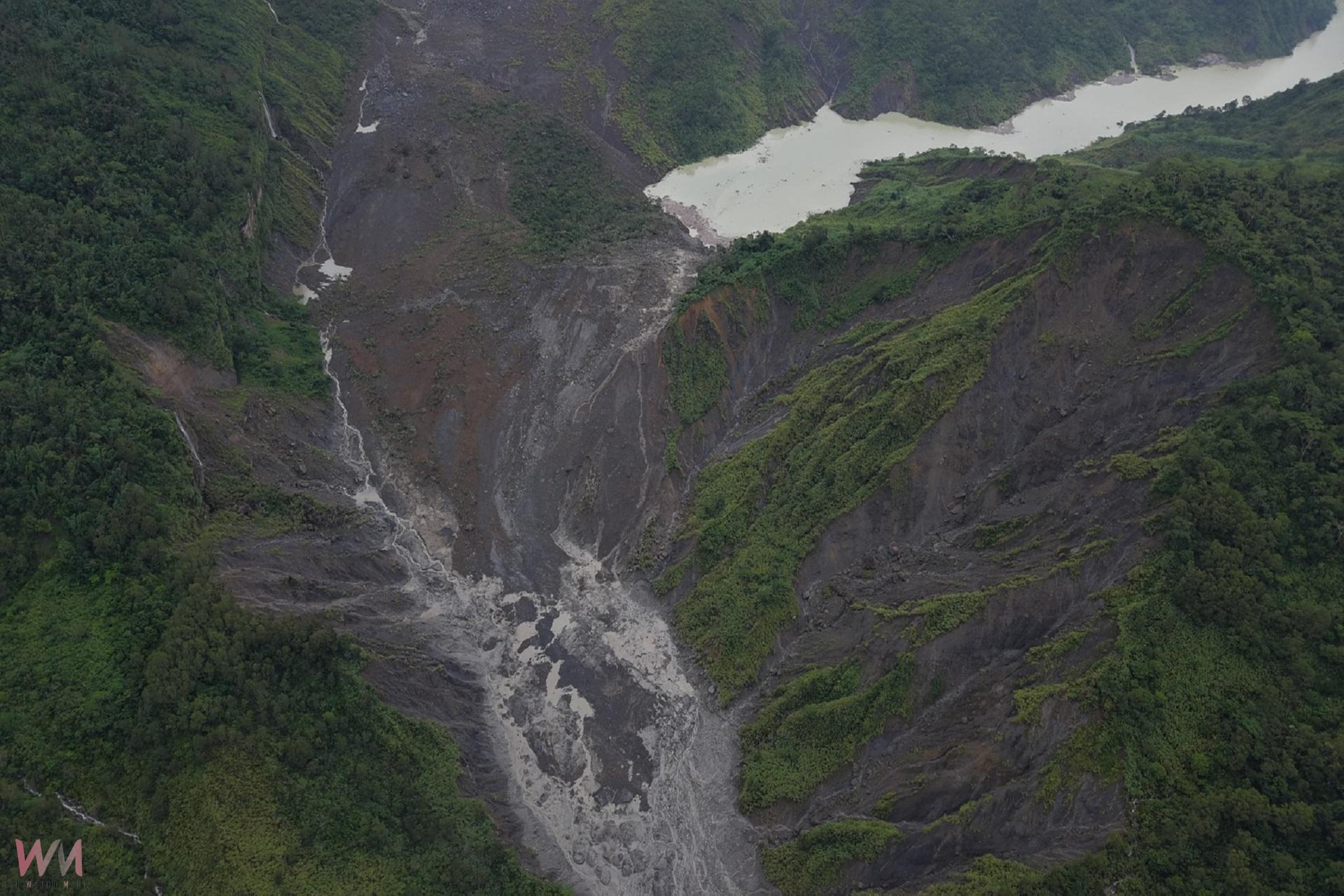 雲林消失草嶺潭再現堰塞湖 土體結構不穩恐潰堤之虞 - https://www.watchmedia01.com