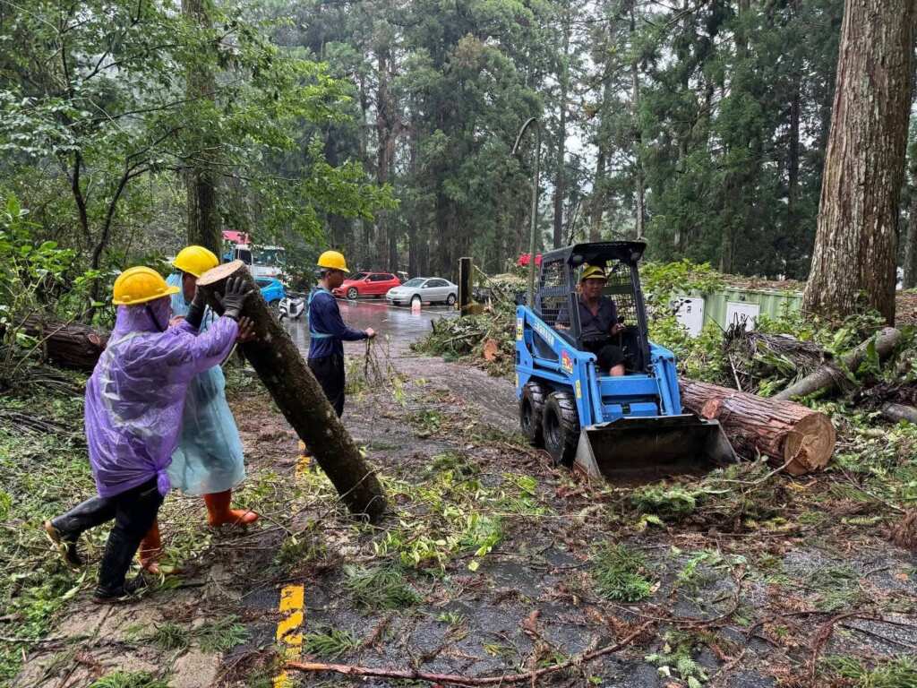 ▲溪頭自然教育園區因應丹娜絲颱風災後部分步道開放通行、園區暫停開放至7月10日。(溪頭自然教育園區提供)